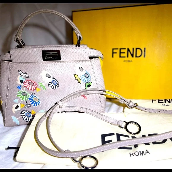 Authentic Fendi Peekaboo Mini Limited Edition